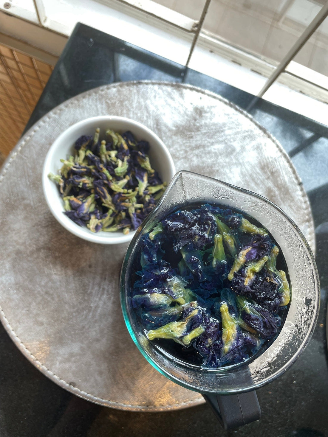 Butterfly Blue Flower Tea with Cloves | Ginger | Lemon | Apple Cider Vinegar