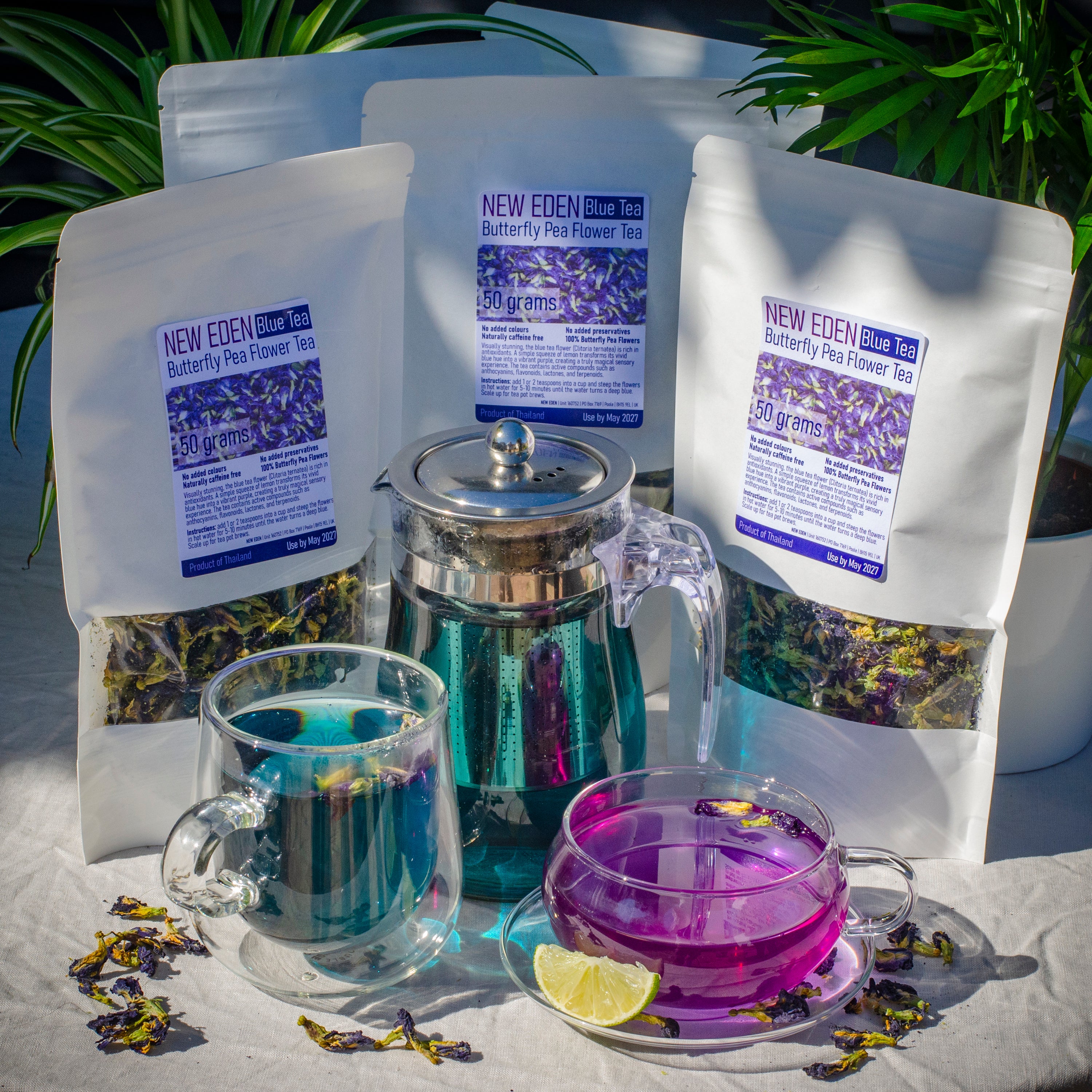Butterfly Blue Pea Flower Tea | 50g | Colour Changing Tea | Iced Drinks | Cocktails | Rich in Antioxidants