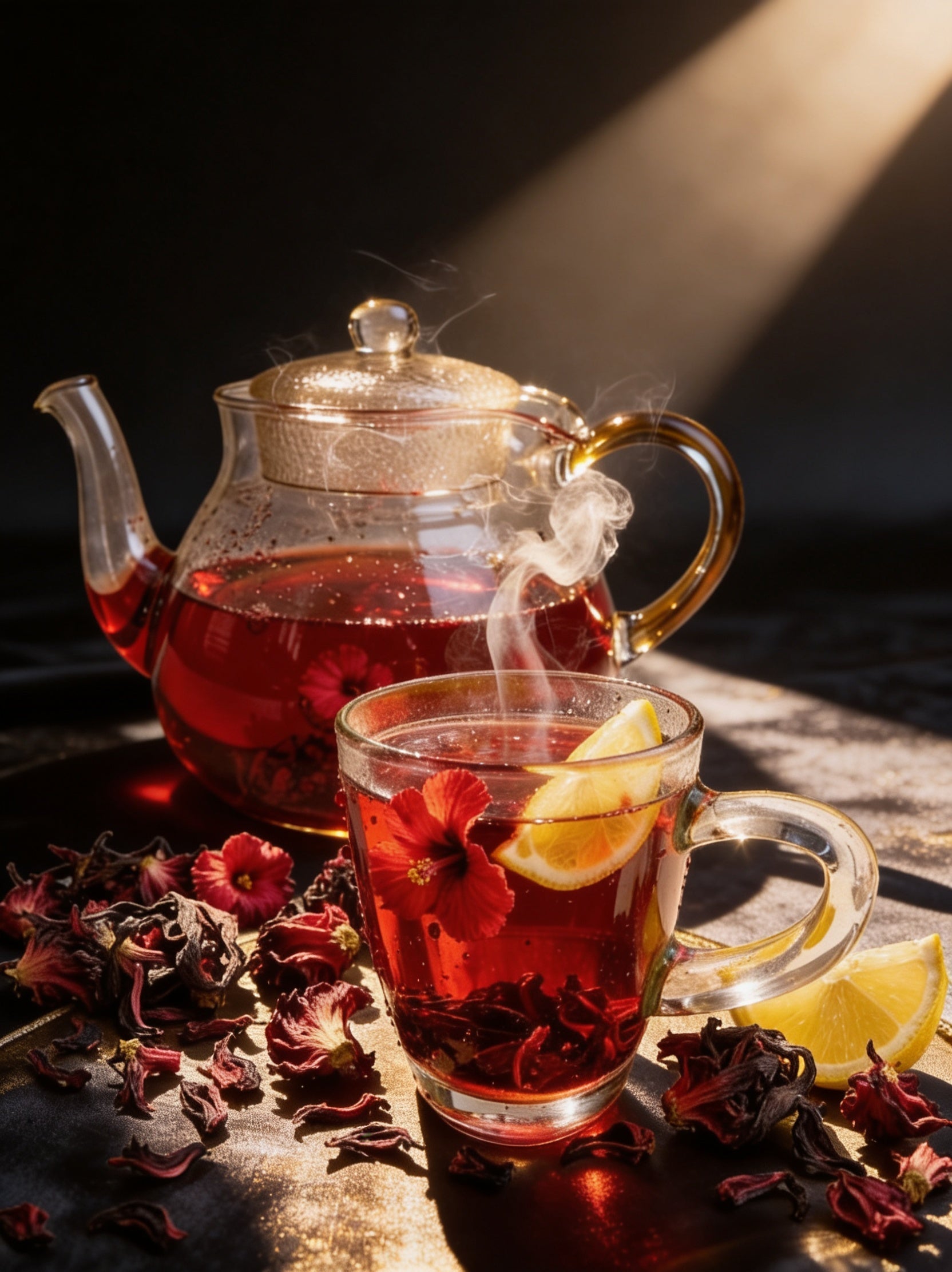 Hibiscus Flower Tea | 50g | Red Fruity Tea | Iced Drinks | Cocktails | Rich in Antioxidants