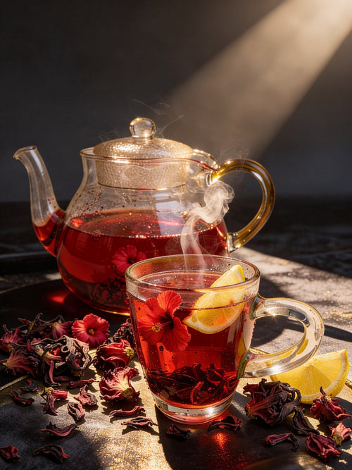 Hibiscus Flower Tea | 50g | Red Fruity Tea | Iced Drinks | Cocktails | Rich in Antioxidants