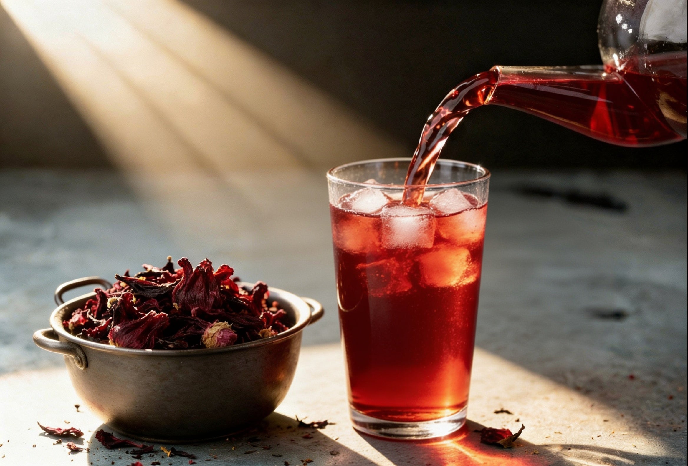 Hibiscus Flower Tea | 50g | Red Fruity Tea | Iced Drinks | Cocktails | Rich in Antioxidants