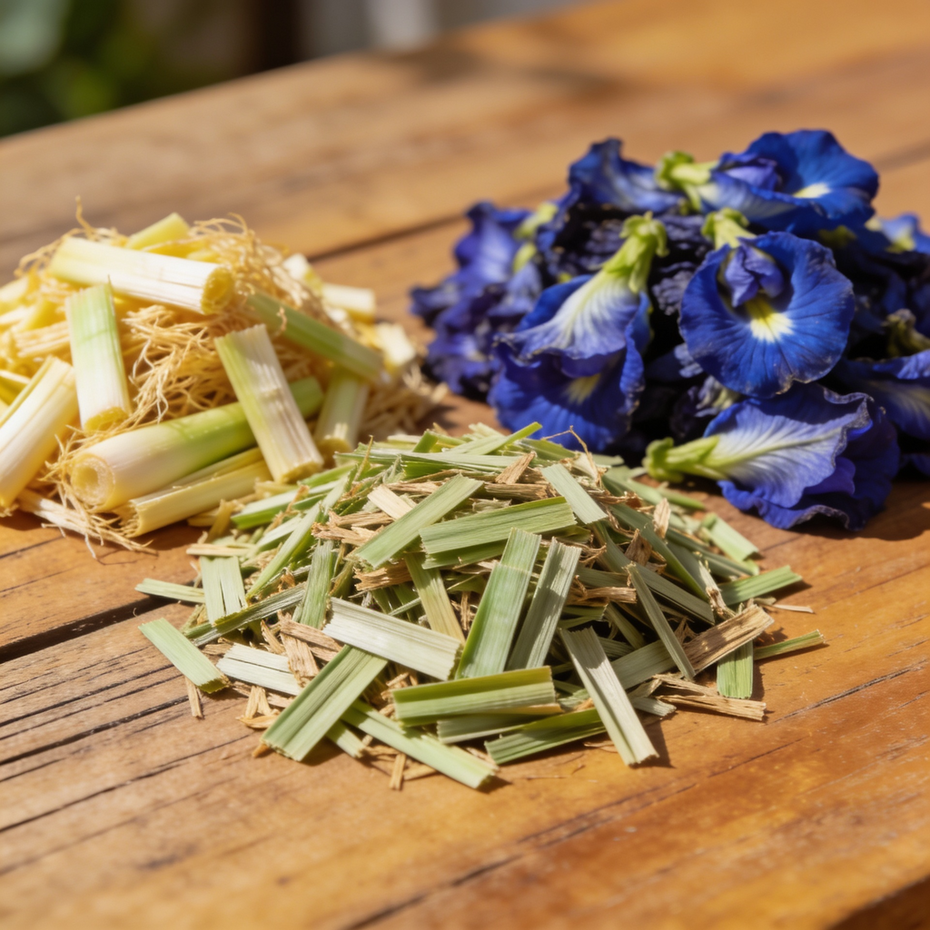 Lemongrass, Pandan & Butterfly Blue Pea Flower Tea | 50 g | Citrus Flavour